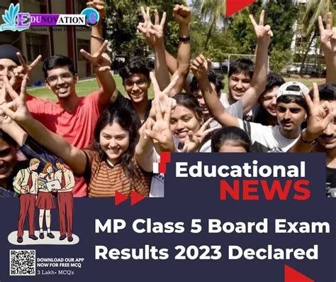 Madhya Pradesh Class 5 board exam results 2023 declared.